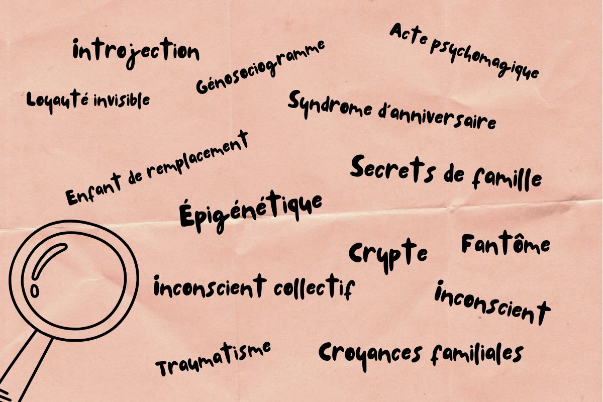 Lexique de la psychogénéalogie : les notions clés expliquées simplement